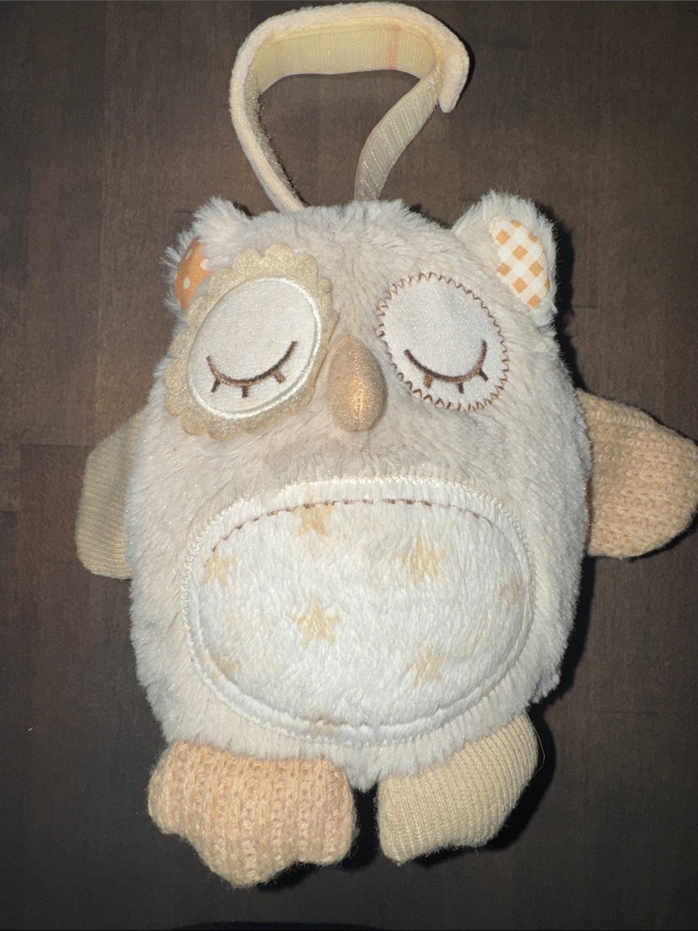 Cloud B Nighty Night Owl on-the-go Plush Hanging Sound Machine